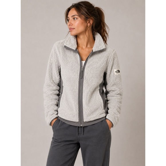 The North Face Jackets & Blazers - The North Face Womens Osito Hybrid Full Zip Fleece Jacket Gray Large L/G